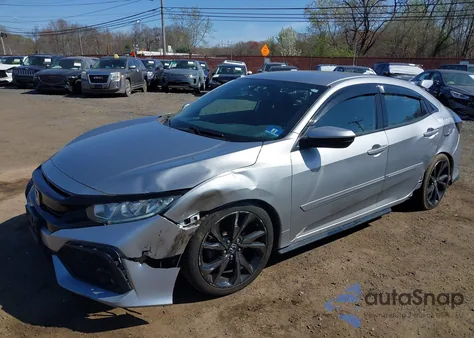 2018 Honda Civic Sport from USA, damaged, VIN SHHFK7H44JU403467